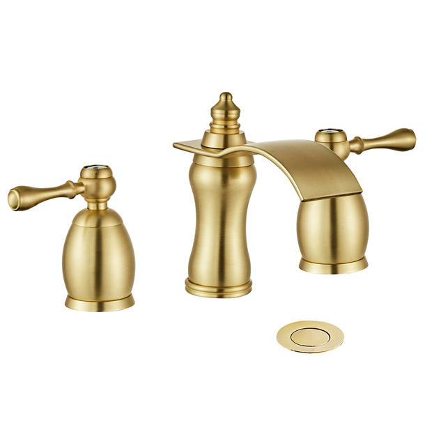 New Mojo Widespread Faucet 2handle Bathroom Faucet & Reviews Wayfair